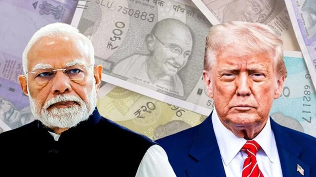 ট্রাম্পের শুল্কে কাঁপছে ভারতের অর্থনীতি: রুপির রেকর্ড পতন ও বাজারে ধস
