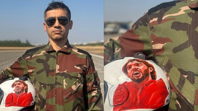 বিজয় দিবসে হাদির ছবি আঁকা হেলমেট পরে প্যারাট্রুপিং করবেন আশিক চৌধুরী