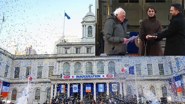 কোরআন ছুঁয়ে শপথ নিলেন ইতিহাস গড়া মুসলিম মেয়র