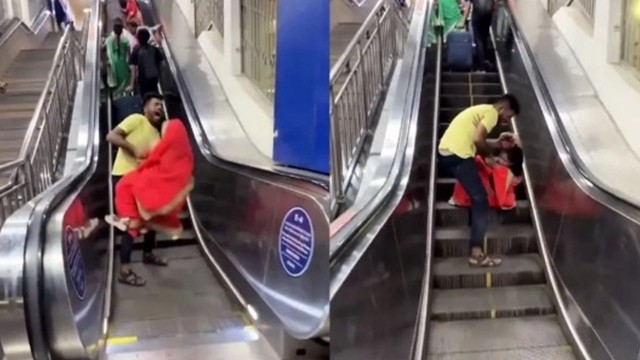 তরুণীকে সাহায্য করতে গিয়ে বিপাকে তরুণ